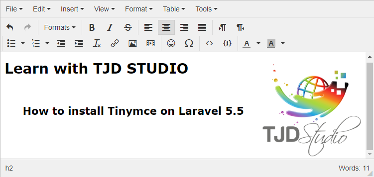 How to install Tinymce on Laravel 5.5